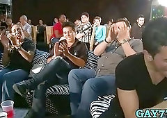 Sucking a huge stripper cock