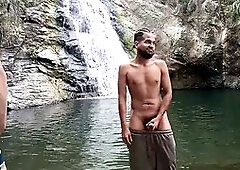 Grandpa and his buddies get down outdoors in a wild gay bareback scene