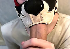 Top With A Big Dick Pissed On A Young Guy In The Toilet