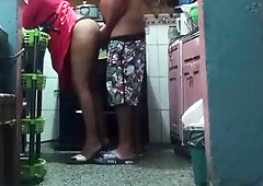 My Stepmother-in-law Was In The Kitchen Making Food And He Came In And Fucked Her Doggy Style