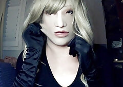 Bunny May Pt3! Female Mask Girl Unmasks Out Of Her Bunny To Double Mask In May! - Lina Paige
