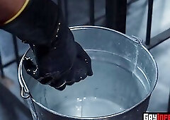 Hot stud cant wait to feel hunks fists inside his ass