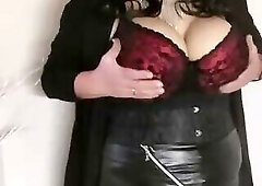 Heavy Makeup Bitch with big Tits