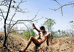 Wondrous tall lad Muslim bumder want giant bum