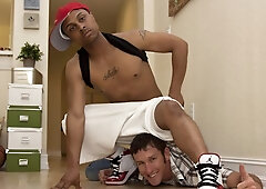 Danny Brooks seduces a slutty b-ball player named Q