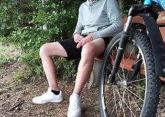 witness me jack off in the forest