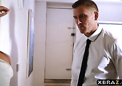 Office Ceo Bitch Fucks A Unhappy Freelancer With Emma Butt And Huge Boobs