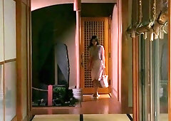 Lovely Asian housewife gets passed around in wild gangbang