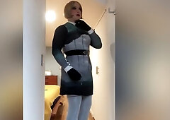 Julie (camel Toe, Pantyhose, Masturbation, Upskirt, Female Mask, High Heels, Short Skirt, Blonde)