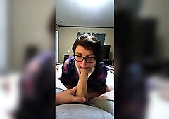 Wife sucks trans KNOB!! (ver. two)