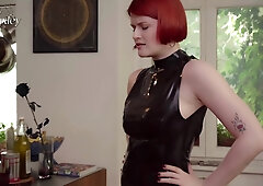 Mistress Lucy Punishes Her Naughty Maid Sofi - Latex & Crazy Toys!