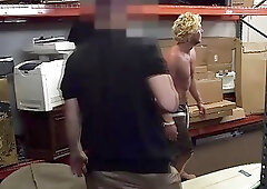 Blonde surfer giving a blowjob and anal fuck for money