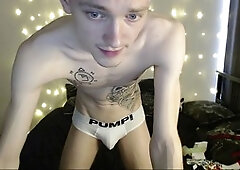 Endo Dances on His Bed in Sexy Panties