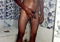 DESI BOY MASTURBATES BATHROOM