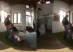 The Old Cocky Window Cleaner Fucked The Young One And She Liked It