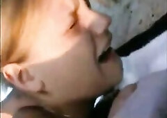 Hawt golden-haired teen sucks, gets screwed and facialized on the beach.