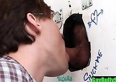 Sucking off my hot Teacher at the Gloryhole