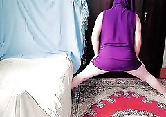 Teasing with each twirl