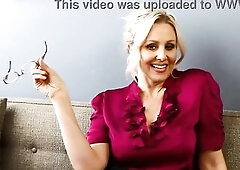 Nasty big beautiful woman Julia Ann Plays With Her Underclothes & Large Purple Sextoy!