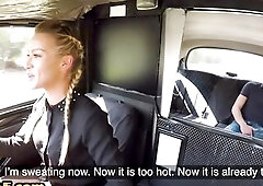 Public drilled cab driver fucked outdoor by customer