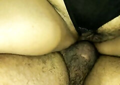 Large-bootied angel in a strap with her butt cheeks sticking up groans until that babe gets all the cream out