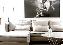 DTFsluts - Fit Bitch Abbie Maley Coarse Home Sex Tape with James Deen