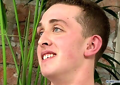 Dangled Swimmer Luke Faps Off