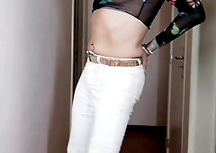 TRANSSEXUAL Camelia dancing and taunting