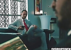 Married guy fucked by black stranger at airport lounge