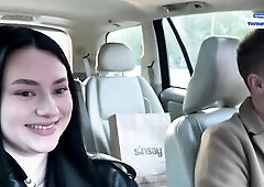 This guy thought that guy was getting a oral job, but this babe Sat on his Face // Poland Extraordinary Facesitting