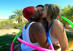 We Live Together - Slip Slidy Triple Wet Pussy Pleasures 1 - Octavia Red