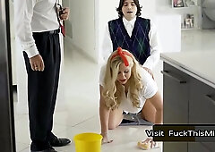 Horny Blond Hair Lady Cougar Become Hump Doll Of Rusty Nails And Ricky Spanish - Bridgette B - Bridgette b