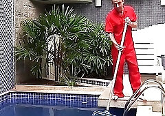 Poor guy indulges in hardcore threesome anal fuck with the hot TS chicks