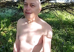 Public undressed and nude walk of dishonor