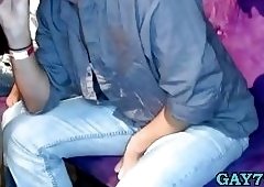 Party boys fucked by dick