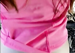 Penetrada en el bosque con eyaculacion