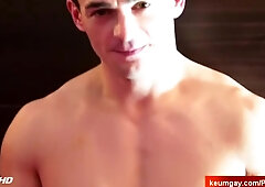 Yzak my sumptuous str8 gym coach gets jacked by me in spite of him !