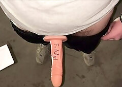My dick is way too small for this filthy slut, and she knew it. But when she laughed, I pulled out the strap-on and showed her who’s boss. Fucked he