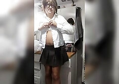 patty white underware and anal action