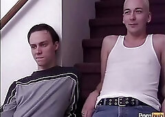 Cute Guys Share Toys