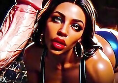 Large Butt BLACK MILFs Worship LARGE White Weenies — Interracial Dream (4K AI Generated Animation)