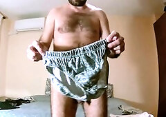 Earl shows off his quirky collection of briefs