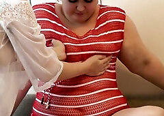 Preggy mother i'd like to fuck and her overweight girlfriend with a large booty have enjoyment on the couch. Older lesbos in hawt outfits, in nyl