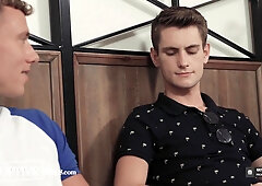 Closeted Jock Lures Nerdy Lad During Explore Sesh