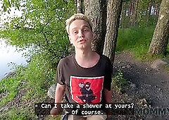 Malusha seduces and fucks a hung stranger at her place