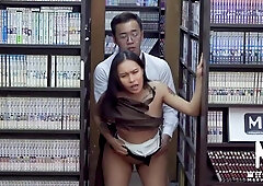 Long legs porn with fairly Su Nian Jin from Model Media