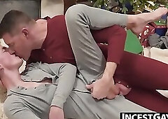 Richie Wolf's ass drilled and fingered by stepdaddy