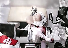 Mumbai Sissy Gurl Femboi Large Boobs Blond Megaballs - Visit my Fansly and LICK MY HEELS NOW !