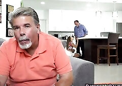 Tiny teen Liza Rowe got screwed by an older knob