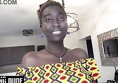 Large Breasts Black Model Rides Large Shlong Casting Agent POV Cowgirl To Get Booked